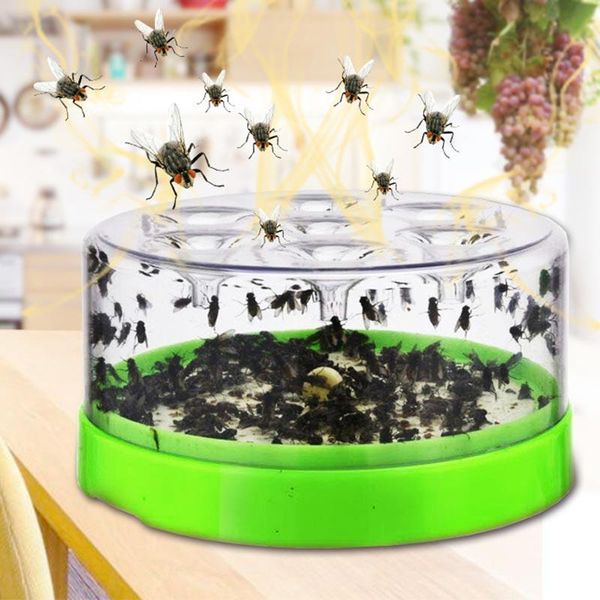 Sets Automatic Fly Trap Flies Killer Home Garden Restaurant Flycatcher Catteen Fly Hine Indoor Insects Trap Fly Repellent rideau