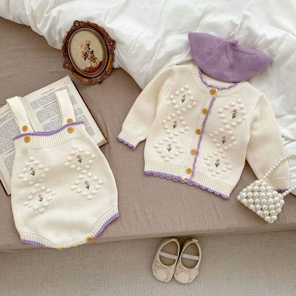 Ensembles de vêtements pour bébés filles de printemps d'automne