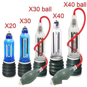 Ensembles de douche de salle de bain ensembles électriques Masrs Extender Assist x20 x30 x40 Care Masr Pump Penisispump Hugeur Water Spa Penis Agrandis