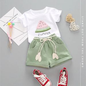 SETS Bibicola Summer Baby Girls Vêtements Set Infant Girls Fashion Tshirt + Bref pour les filles pour les tout-petits