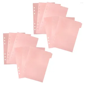 Définit des clips de liant Note de carnet séparés Pages Marqueurs Remplacement des diviseurs Baffle Pink Pink Girl