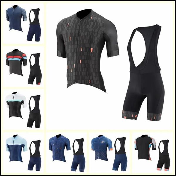 Ensembles CAPO équipe cyclisme manches courtes maillot bavoir été VTT kit respirant quickdry hommes chemises d'équitation shorts set238J