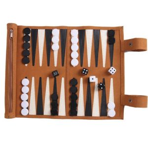 Définit les échecs Backgammon Board Game de voyage Set Échecs Board Set Strategy Board Game jouer des pièces en poèges en bois d'échecs en bois pour les jeux de table