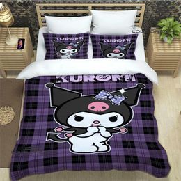 ensembles mignons dessin animé kuromis liberes ensembles de lits exquis ensemble de couvre-lit couvre-lit couette