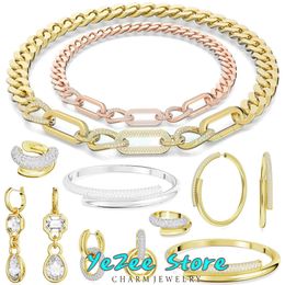 Ensembles Dextera Original Boutique bijoux cristal luxe charme nouveau cadeau de noël ensemble de bijoux collier boucles d'oreilles Bracelet anneaux pour les femmes
