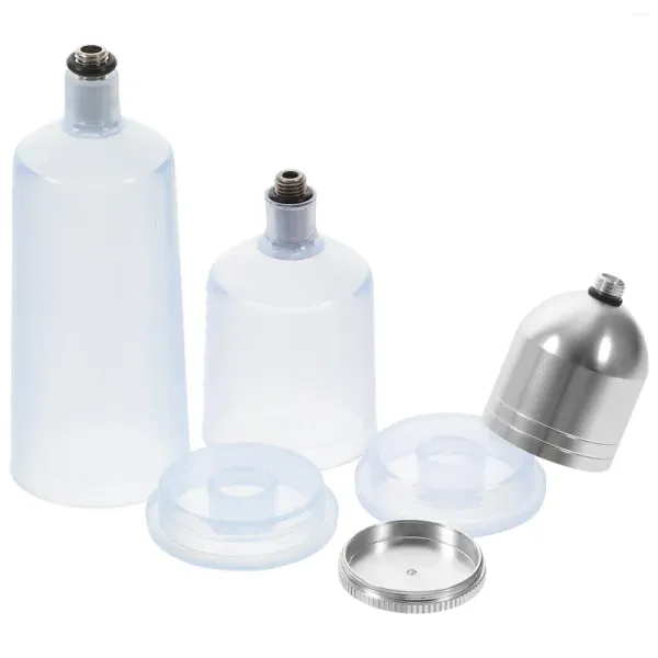 Ensemble de vaisselle sets 3 pcs en verre distributeur de remplacement de remplacement des bouteilles de distribution des bouteilles de la portion