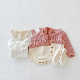 Sets engepapa automne bébé bébé fille dimensionnelle saut-ondule + manteaux à manches longues vêtements pour bébé