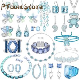 Ensembles de bijoux fins pour femmes, Original, tendance, GEMA, luxe, qualité, collier, boucles d'oreilles, Bracelet, bagues, bijoux de fête, 2023