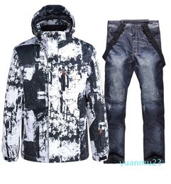 Sets voor heren ski-jas en bretels broek outdoorkleding winterkostuumkleding