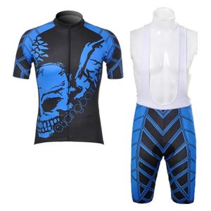 Sets Ghost Blue Team 2024 Wielertrui Set Korte Mouw Kleding Mtb Fietskleding Zomer Fietskleding Sportkleding K7