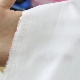 Ensemble tissu de popline à haute talence, tissu de fond imprimé numérique, coton, blanc, chemise, jupe, literie, 4x1,35 m