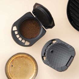 Définit l'adaptateur réutilisable icafilas pour la capsule de café Gusto Genio S Hine pour Piccolo Xs Maker Holder Crema Coffee Pod