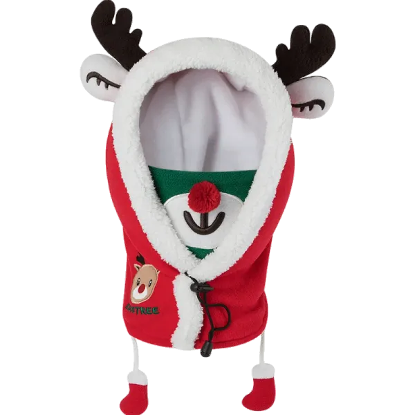 Ensembles Kocotree Enfant Chapeau D'hiver De Noël Belle Chaud Dessin Animé Doux Chapeau Avec Masque Pour Bébé Enfants Enfants Garçons Filles