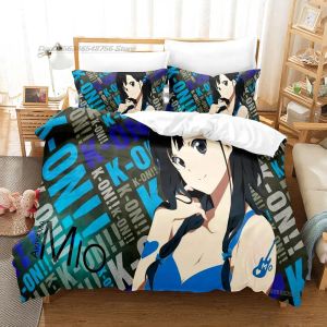 Définit Kon!Ensemble de literie Single Twin Full Queen King Size Let Set Aldult Kid Bedroom Duvetcover Set Imprimez Kawaii 2022