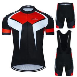 Ensembles moxilyn rouge motif Robot cyclisme maillot ensemble été manches courtes et shorts costume haute qualité matériel vélo vêtements