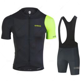 Définit New Go Rigo Go Men 2022 Cycling Jersey Bike Short Suit personnalisé Souet Cycling Professional Team Ropa Ciclismo Maillot