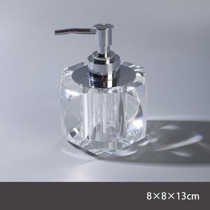 Ensembles d'accessoires de salle de bains en verre cristal nordique, distributeur de savon, tasse de bain de bouche, porte-savon, bouteille de Lotion, accessoires de décoration
