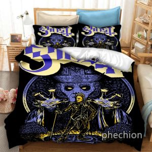 Sets Phechion Ghost Band 3D Print Beddengoedset Dekbedoverlegt Pillowcases Eén stuk dekbed beddengoedsets Beddense bedden bed K548