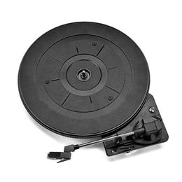 Définit les accessoires de phonographes Parts 28cm Vintage Vinyl Record Player Turntable 3 Speed (33/45/78 RMP) avec Stylus