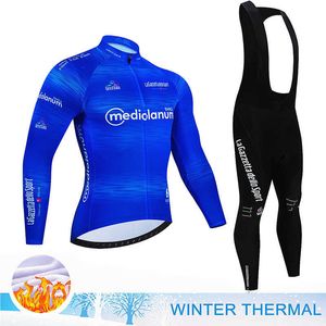 Sets pro tour de Italië d'Italia winter fietsen kleding herentrui pak buiten fiets mtb kleding slabib broek set ropa ciclismo z230130