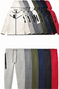 Ensembles Skinny Survêtement Hommes Designer Mode Automne Hiver Hommes Survêtements Designer Sweat À Capuche Pantalon Veste Casual Sweat Tech Polaire Ensemble Joggeurs Impression Veste Z6