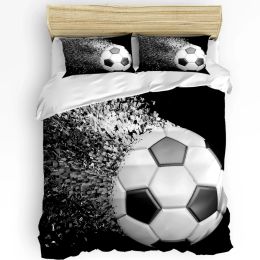 Sets Balls de fútbol Diseño de fútbol Juego de ropa de cama 3pcs
