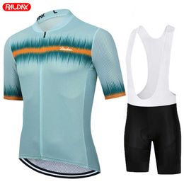 Sets Sommer Kleidung Mann Radfahren Jersey Set Rennen Rennrad Shirts Anzug MTB Fahrrad Trägerhose Triathlon Ropa Ciclismo Maillot Z230130