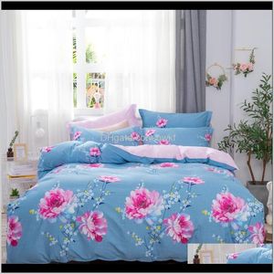 Ensembles Fournitures Textiles Maison Gardenwholesale Ensemble de literie 4 pièces Literie 100% coton 128X68 Drap-housse imprimé à activité simple Cust