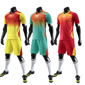 Sets Survetement Football 2021 Nieuwe kinderen volwassen voetbaltruiens Sets sporttrainingskit Mannen kinderen futbol -uniformen sets