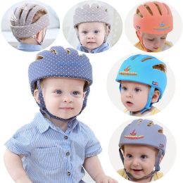 Ensembles Chapeau pour tout-petits Casque de protection pour bébé pour enfants de 13 ans Garçons Filles Chapeaux Casquette anti-collision réglable pour enfants