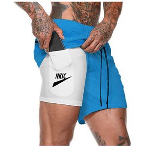 Zomer sportscholen workout rode shorts mannelijk ademende gaas snel droge sportkleding jogger strand merk logo print mannen fitness bodybuilding shorts