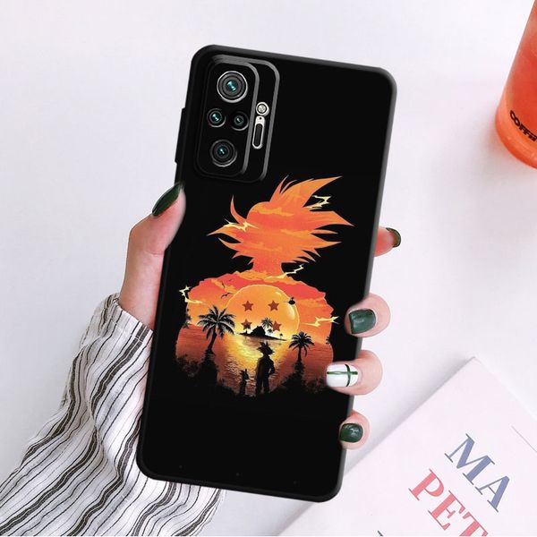 Sept Dragons Star Balls Téléphone Case pour Xiaomi Mi 11t 10t A2 Lite 9 SE CC9 11 Lite 5G Note 10 12T Pro 9t 12 13 Couverture en silicone