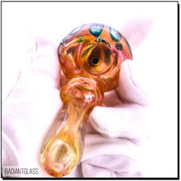 Seven Blad Grass Glass Pipes Heady DAB Pipe Nice Tabak voor het roken van hoge kwaliteit