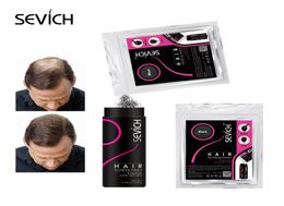 Sevich Venta de fibras para el cabello de 10 colores Recarga de fibra en polvo para peinado con queratina 50 g Reemplazo de productos para el cuidado del cabello Soporte en bolsa Wholes7687016