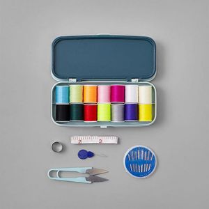 Organisateur de boîte à couture Organisateur portable Bobine de transport Contauteur Contauteur Lightweight Tool Aedles Threads Storage Kit ménagers Accessoires