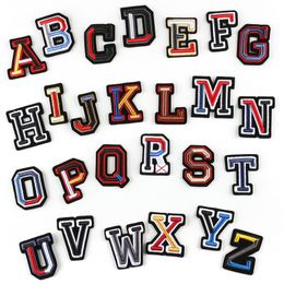 Naaien Notions 3d letters borduurwerk naaine applique patches Engelse alfabetnaam patch voor kindertassen kleding diy accessoires