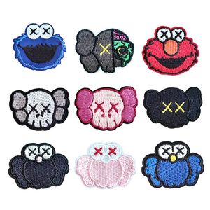 Couture Notions Mignon Dessin Animé Patch Brodé Tissu Autocollants Fer sur Vêtements Accessoires Chaussures et Chapeaux Sac Patches pour Hommes et Femmes