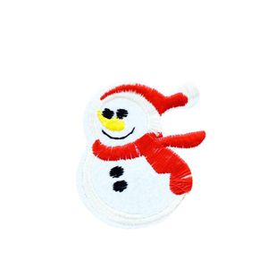 Naaimotions gereedschap 10 pc's grappige sneeuwpop voor kleding ijzer op overdracht applique jas trui diy naa geborduurde accessoires drop dhgov