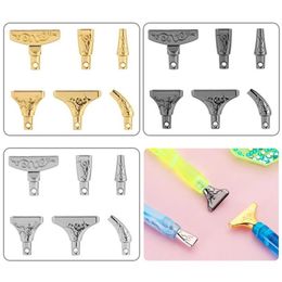 Naaien Begrippen Gereedschap 1 Set DIY Handgemaakte Ambachtelijke Diamant Schilderen Kruissteek Accessoires Voor Metalen Punt Boor Pen Tip225b