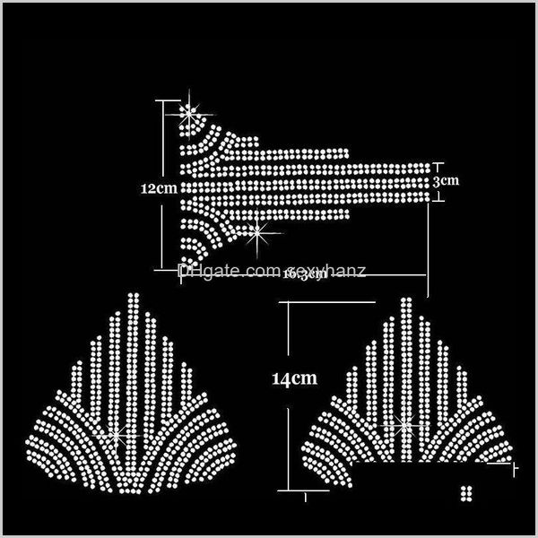 Couture Notions Outils Vêtements Drop Delivery 2021 20Setslot Fix Strass Fer Sur Les Transferts De Chaleur Diy Bikini Applique Pour Sous-Vêtements W1Cbg