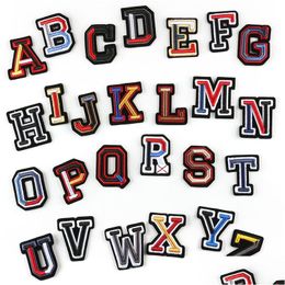 Naaibegrippen Gereedschap Naaibegrippen 3D Letters Borduren Naai Applique Es Engelse Alfabet Naam Voor Kinderen Tassen Kleding Diy Acces Dhadj