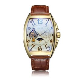 SEWOR montre mécanique mouvement automatique montre ceinture en cuir décontracté montre de mode SEW140-2245s