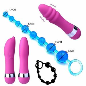 Sexo Anal bola consolador estimulador de clítoris cuentas anales enchufe masturbador punto G sexo