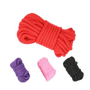 20m coton corde femme adulte produits de sexe esclaves BDSM Bondage corde souple jeux pour adultes corde de liaison jeu de rôle jouet sexuel