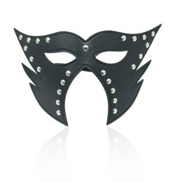 Sex Zwart Masker GogglesSluierEyepatch Nachtclub Feest Rollenspel Bondage Tease Slaaf Seksspeeltjes ZwartRood q05064743875