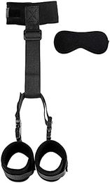 Kit de retenue de bondage sexuel, menottes arrière, lit sexuel, ensemble de jeu pour adulte, équipement de bondage réglable, accessoires, corde, jouets sexuels pour couples, contraintes pour le cou