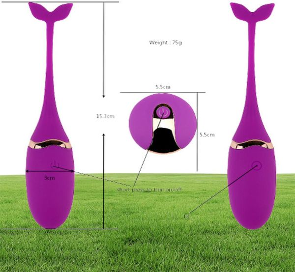 Sexo delfín vibrante huevo control remoto vibradores sexo masajeador de sexo huevo para mujeres ejercicio masaje vaginal bola g spot usb 6638862