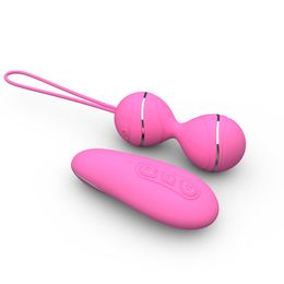 Balles d'oeufs de sexe Silicone Oeufs vibrants Exercices de balle vaginale sans fil Smart Love Ball Contrôle de distance Jump Vibrator jouet pour femmes 0928