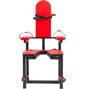 Chaise de meubles sexuels BDSM, cadre de retenue d'esclave de Bondage, accessoires de réglage, menottes, meubles, jouets sexuels rouges