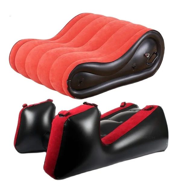 Muebles sexuales Sofá inflable para sexo Muebles 440 lb Capacidad de carga Almohada Cojín de aire Silla de cama BDSM Parejas Adultos Hombres Mujeres Sextoys 231130